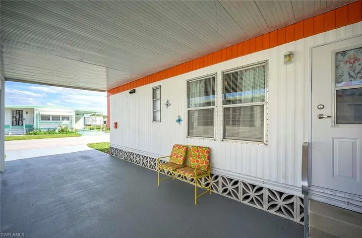 View of patio