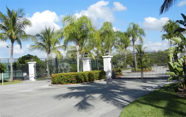 View of gate
