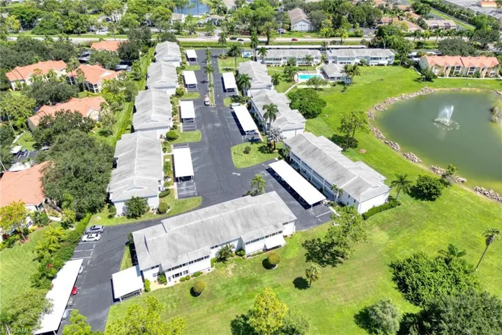 Aerial view of Lake Lawn prior to new roofs