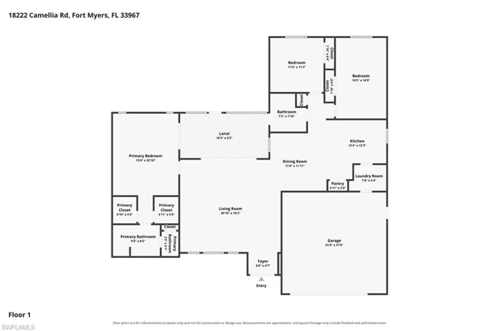 18222 Camellia Rd, Fort Myers, Florida 33967