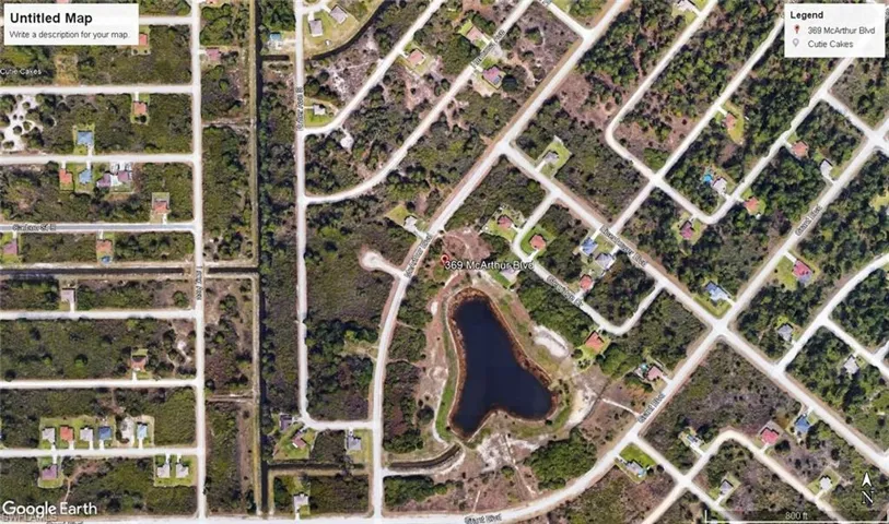 Aerial view for location