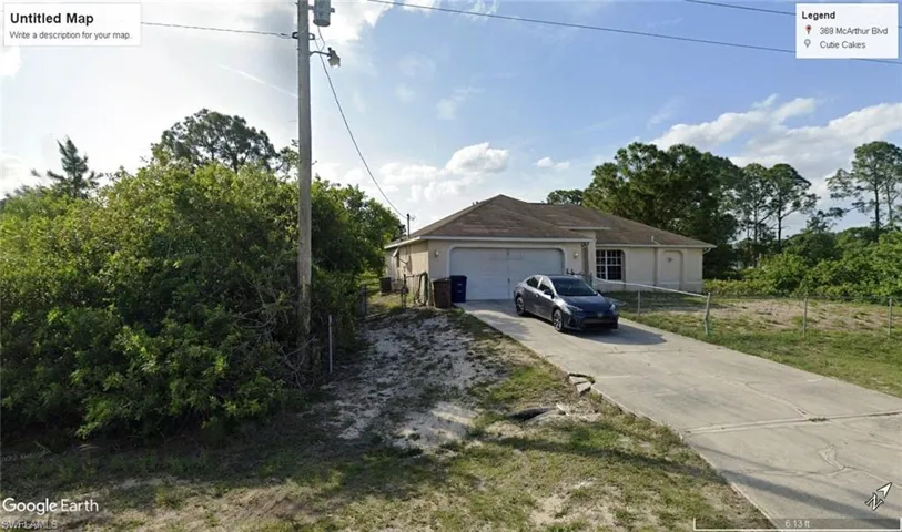 View across street