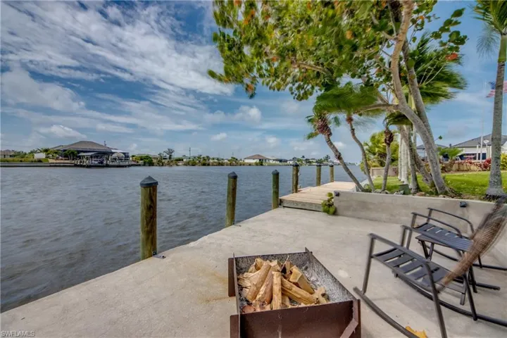 Lockview Canal with aerial view of Charlotte Harbor.