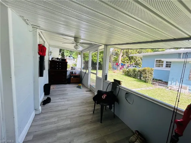 Unit B open porch