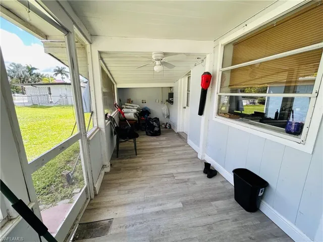 Unit B open porch
