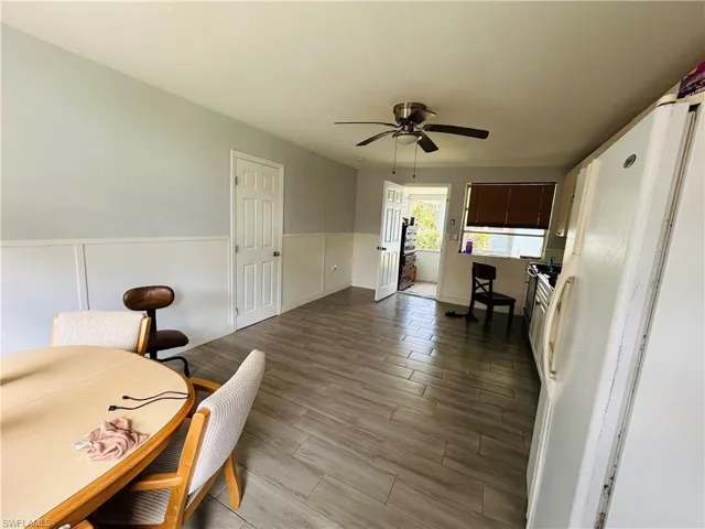 Unit B open concept kitchen/room