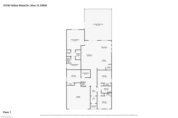 15136 Yellow Wood Dr, Alva, Florida 33920