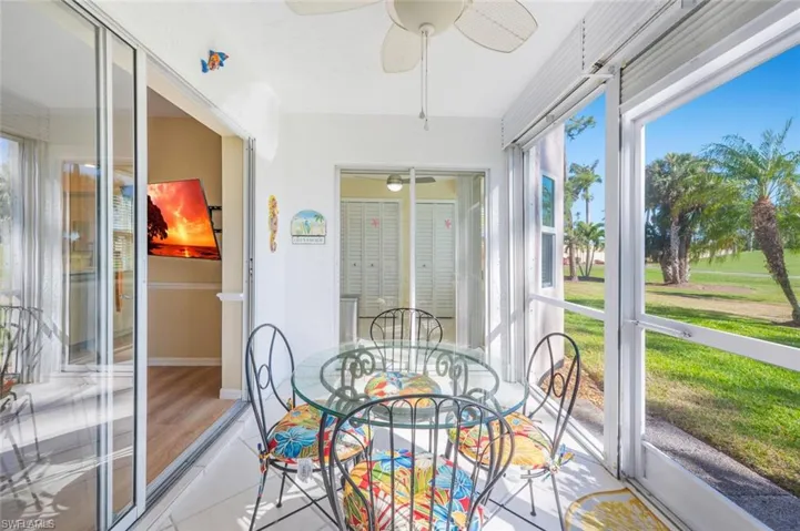 Screened In Lanai with Pulldown Shutters