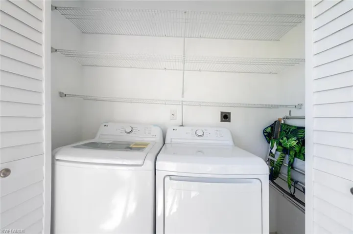 Composite Doors, New Wire Shelves, and New Washer & Dryer