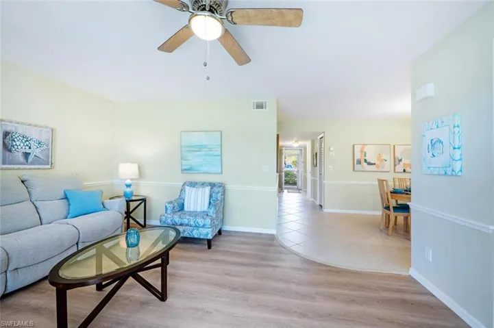 Looking toward Front Door from Living Room