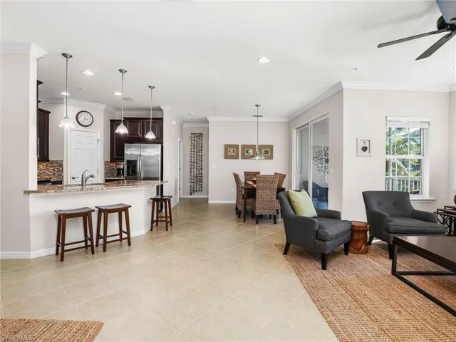 Kitchen, Dining Area, and Great Room