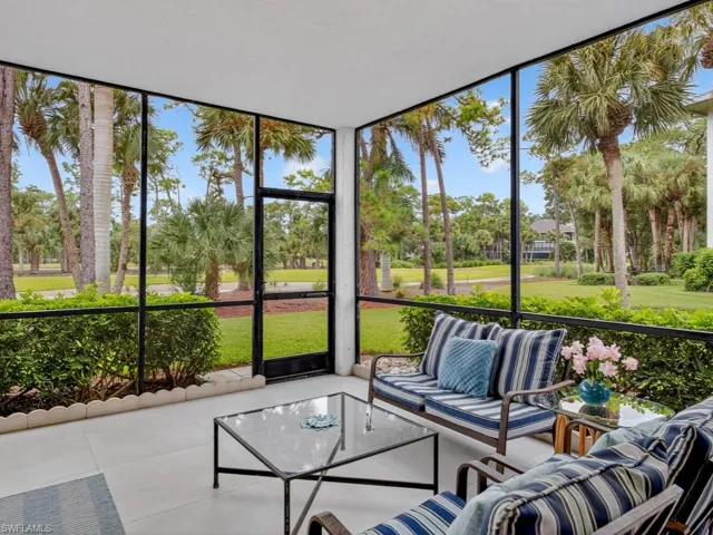 Sunroom with outdoor lounge area