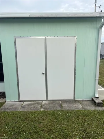 View of outbuilding