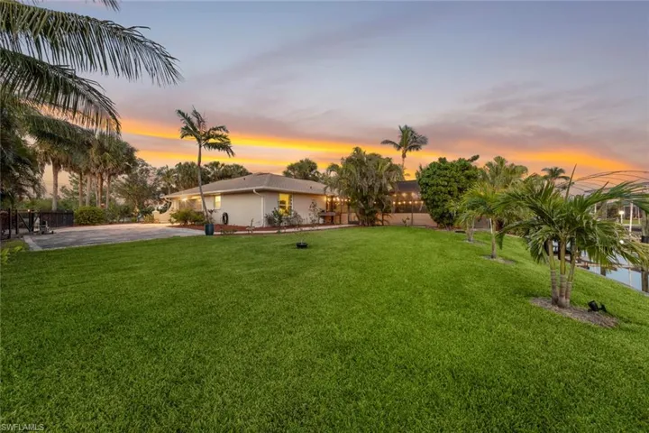 Large yard