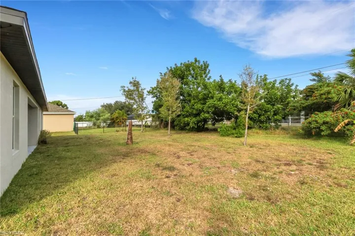 View of yard