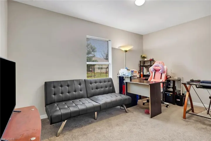 Office space featuring carpet floors