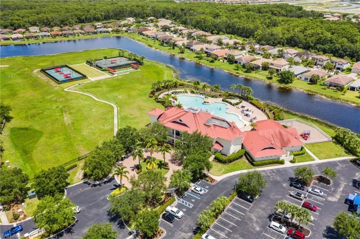 Town Center Clubhouse and Amenities Aerial View