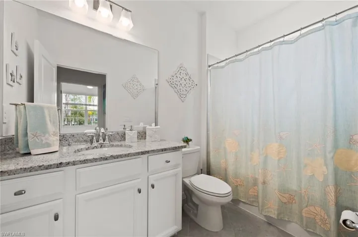 Guest bathroom servicing 3rd bedroom and guests