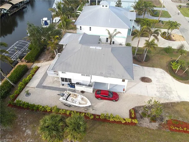 View from above of property featuring a large body of water