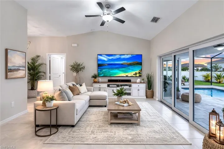 Virtually Staged Living Room