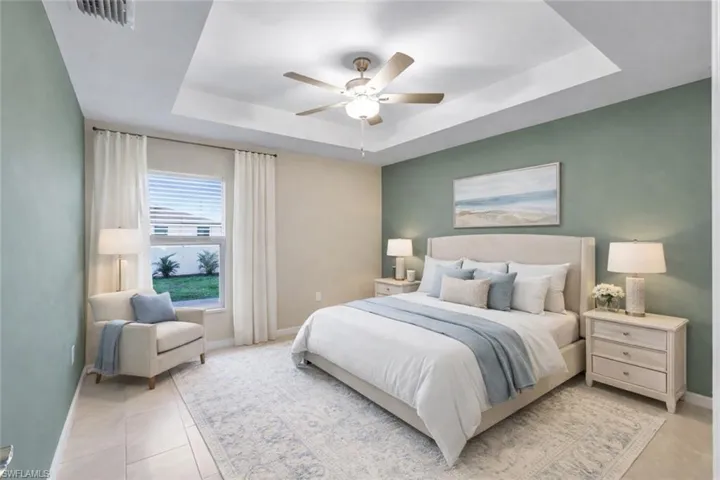 Virtually Staged Bedroom