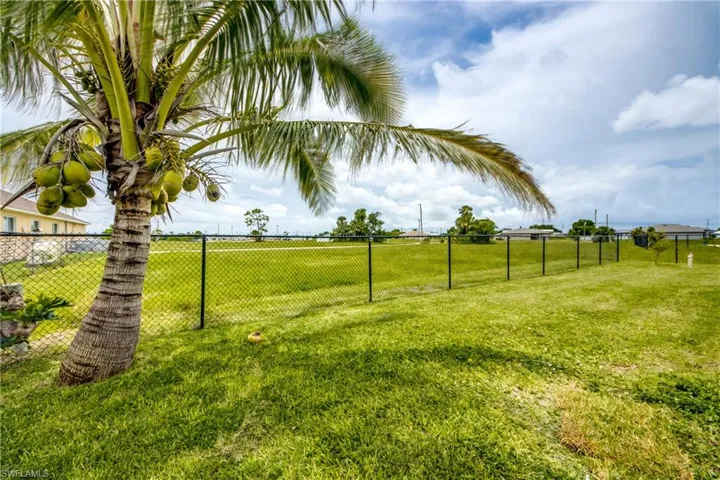View of yard featuring a view of countryside