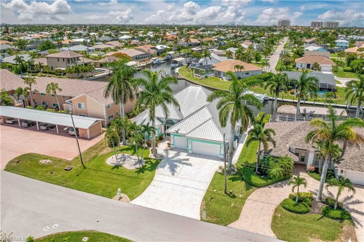 Aerial view of home