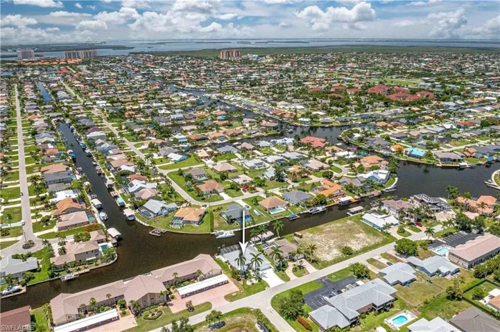 View of canal out to river