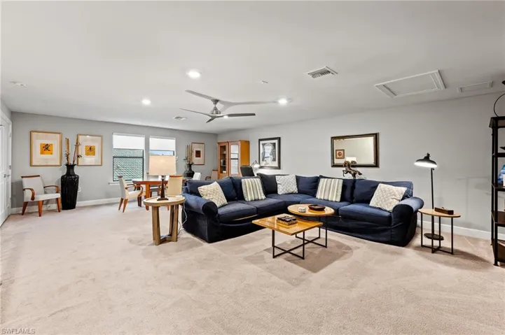 The flooring is now laminate not carpet