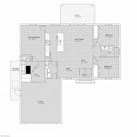 View of floor plan / room layout