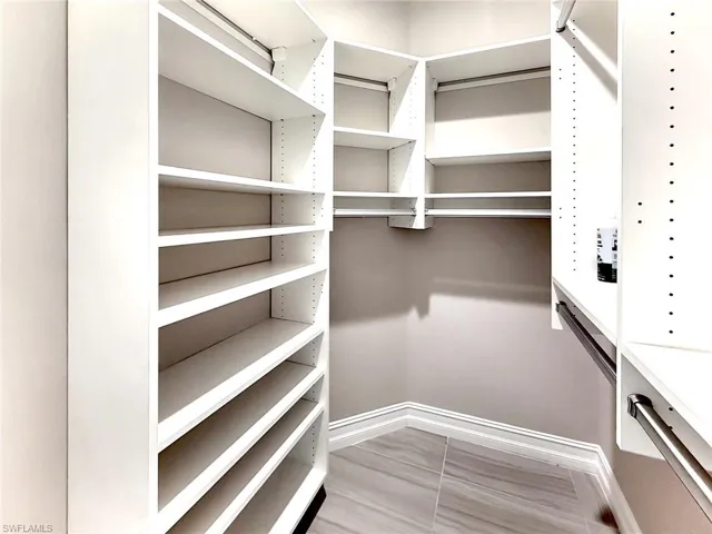 View of spacious closet