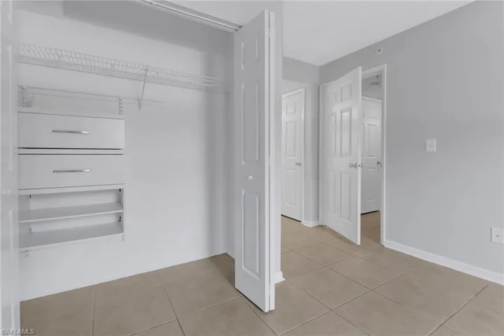 View of closet