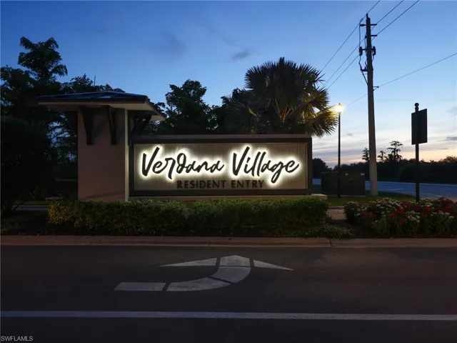 Aerial View of Verdana Village Sign