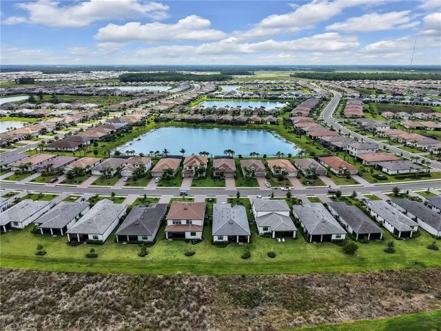 Aerial view of home and surrounding area