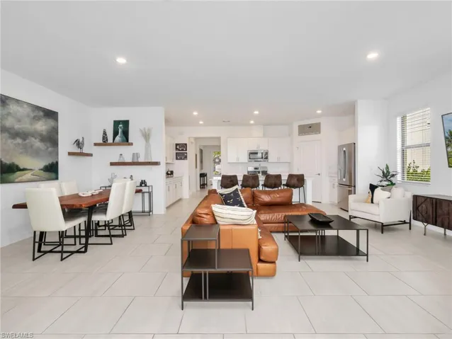 Living Room and Dining Room