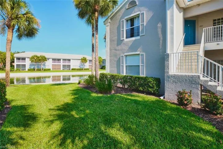 Plenty of green space surrounding these condo buildings.