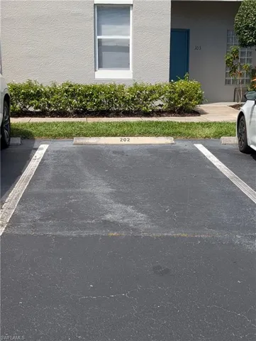 Designated parking spot for this condo.