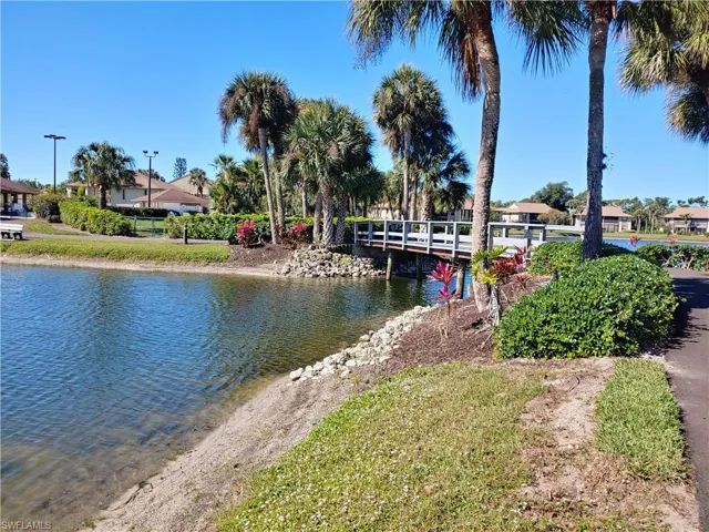 Bridge to community pool area.
