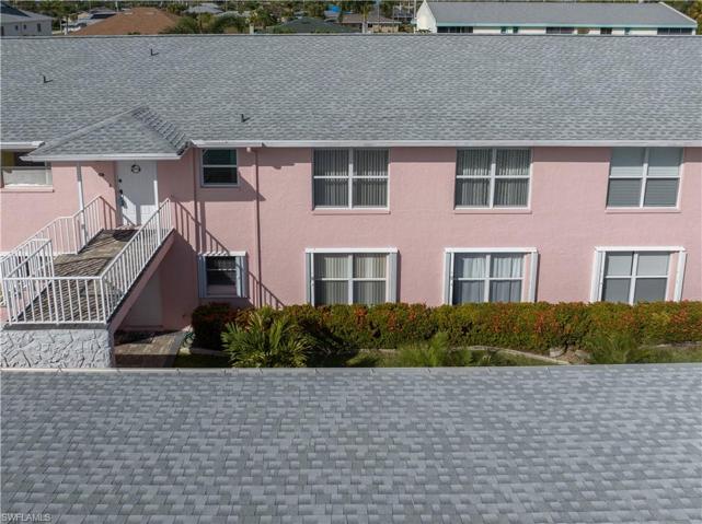 Front of condo building