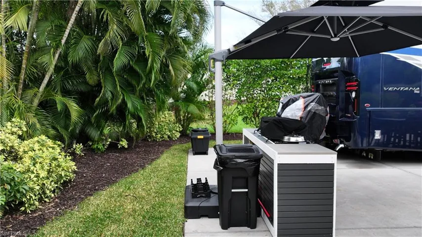 View of yard featuring a patio area