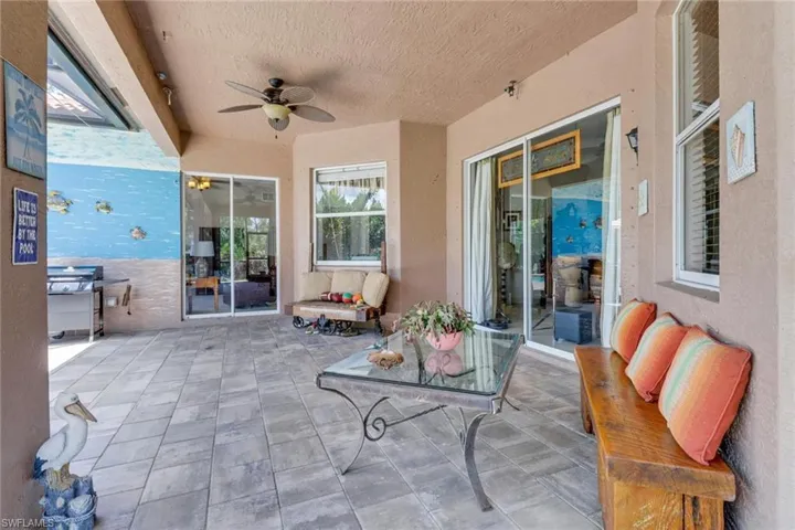 View of patio / terrace within the lanai
