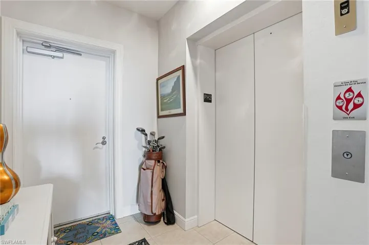 Entrance to Property through private elevator- Virtually Edited Image
