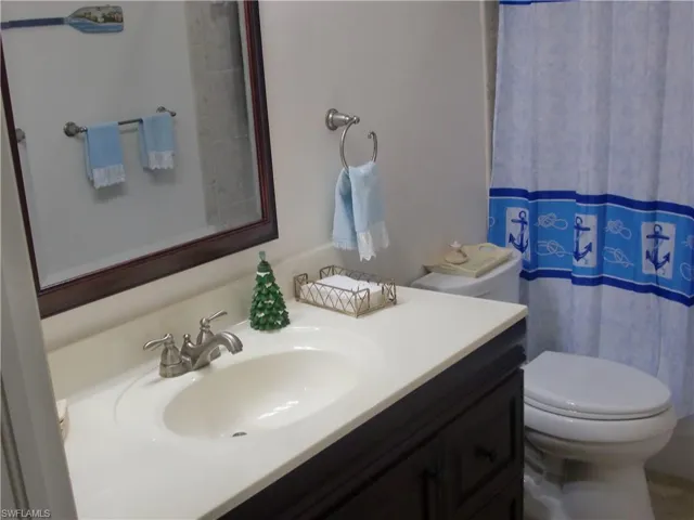 Vanity in Hall Bath