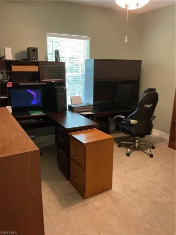 Office or third bedroom , large closet and hall bath. Fourth bedroom shares hall bath and presently being used for packed moving boxes.