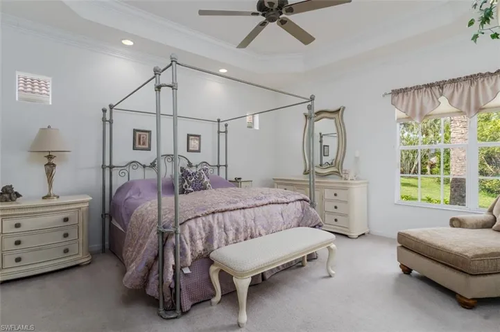 Primary Bedroom is oversized.
