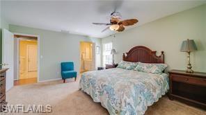 King sized bed with lots of room to spare