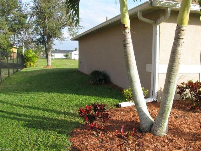 Left side of house