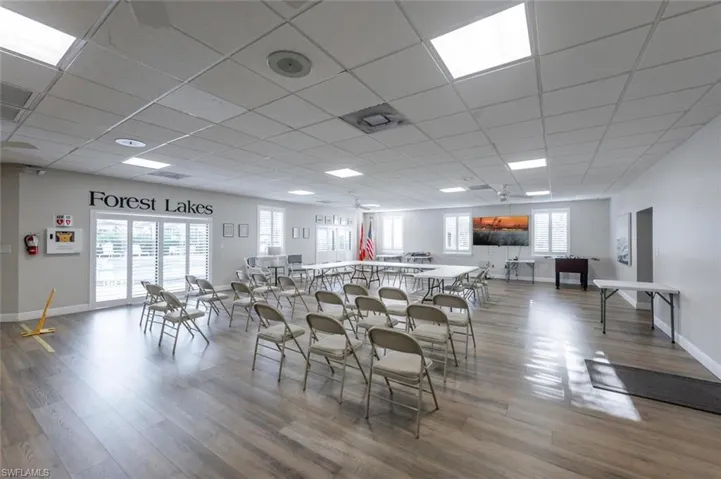 Banquet room in community center