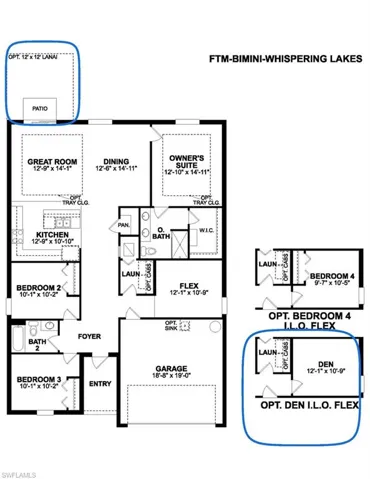 Bimini 3 Bedroom + Den Option
