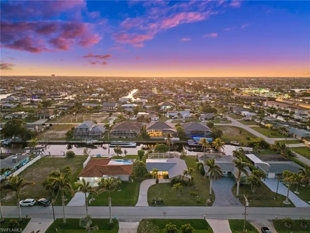 Aerial Evening View